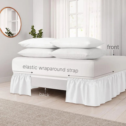 Elastic Ruffle Bed Skirt